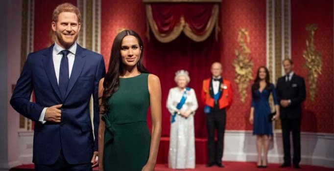 Madame Tussauds müzesi, Prens Harry ve Meghan Markle'ın heykellerini kaldırdı