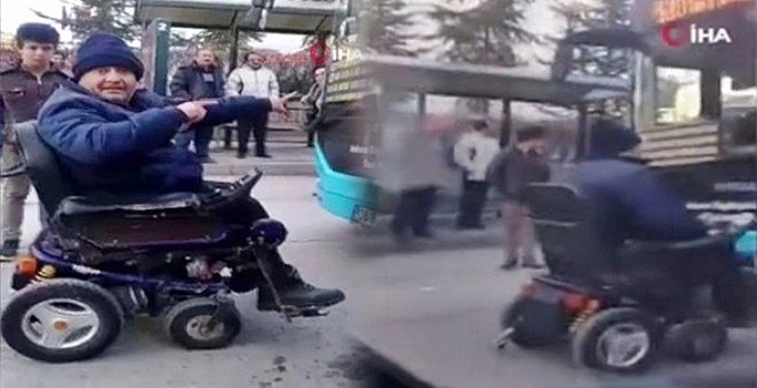 Engelli vatandaşı otobüse almayan şoför görevden uzaklaştırıldı