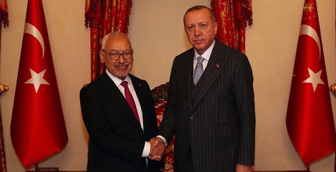 Cumhurbaşkanı Erdoğan, Tunus Meclis Başkanı Gannuşi ile görüştü