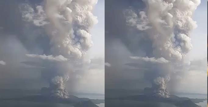 Filipinler'de Taal Yanardağı'nda patladı, alarm seviyesi 3'e çıkartıldı