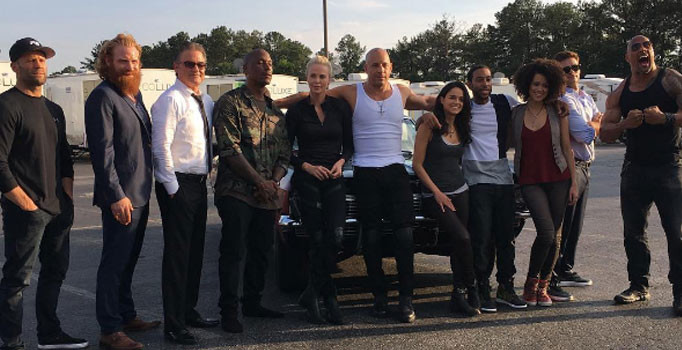 Hızlı ve Öfkeli 8'in setinden ilk fotoğraf