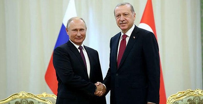 Cumhurbaşkanı Erdoğan, Rusya lideri Putin ile Libya'yı görüştü