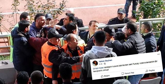 Asbaşkan gazeteciye saldırdı, sonra "Kusura bakma, birine benzettim" dedi