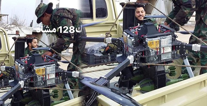 Hafter güçleri: Türkiye'ye ait havan mermileri taşıyan İHA'yı düşürdük