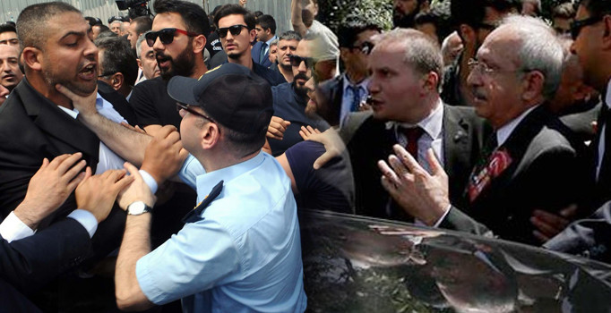 Şehit cenazesinde Kemal Kılıçdaroğlu'na mermi kovanı attılar