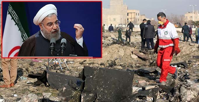 Son dakika! Ruhani Hükümeti: Uçağın düşürülmesi bizden saklandılar