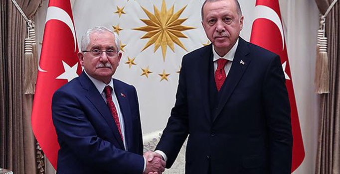 Cumhurbaşkanı Erdoğan, YSK Başkanı Güven'le görüştü