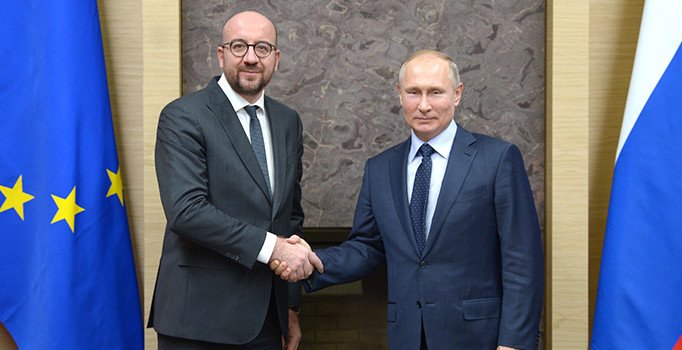 AB Konseyi Başkanı Michel, Rusya lideri Putin ile Libya'yı görüştü