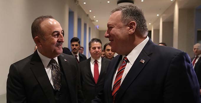 Çavuşoğlu, Pompeo ile de bir araya geldi