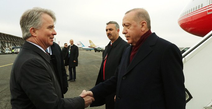 Cumhurbaşkanı Erdoğan, Libya Zirvesi için Almanya'da