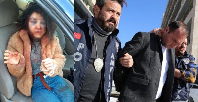 Polis olduğunu söyleyerek genç kızı kaçırıp dövdü