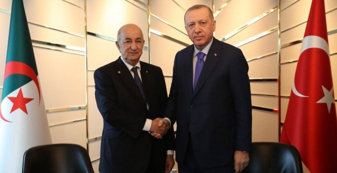 Cumhurbaşkanı Erdoğan, Cezayir Cumhurbaşkanı Tebbun ile görüştü