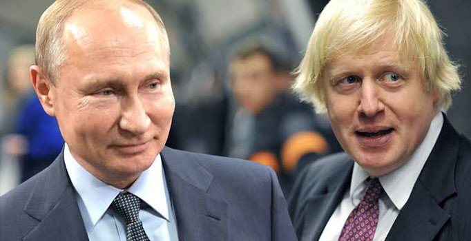 Johnson ve Putin Berlin'de bir araya geldi
