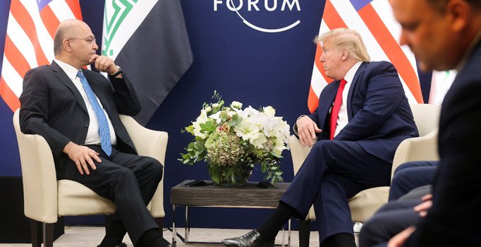 Trump Davos'ta Salih ve Barzani ile görüştü