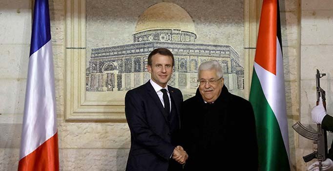 Macron: İki devletli çözümü destekliyoruz