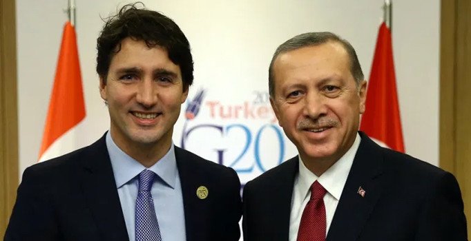 Erdoğan, Kanada Başbakanı Trudeau ile görüştü