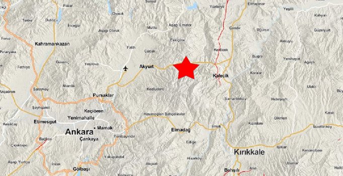 Son dakika!.. Ankara'da 4,5 büyüklüğünde deprem