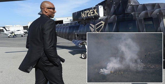 ABD'yi sarsan kaza! Kobe Bryant helikopter kazasında hayatını kaybetti