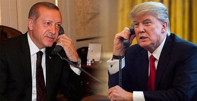Cumhurbaşkanı Erdoğan, ABD Başkanı Trump ile görüştü