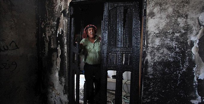 Yahudi yerleşimciler Batı Şeria'da okul yaktı