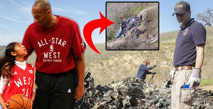 Kobe Bryant'ın öldüğü kazanın enkaz görüntüleri paylaşıldı