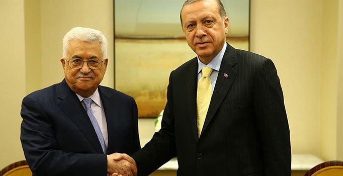 Cumhurbaşkanı Erdoğan, Filistin lideri Abbas'la telefonda görüştü