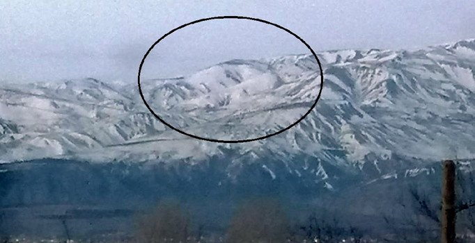 Kardan insan kafası silüeti oluştu