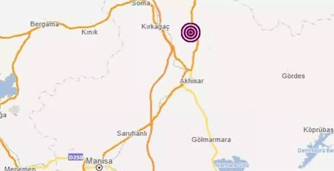 Manisa'da 4.4 şiddetinde deprem