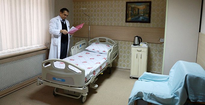 Ankara'da koronavirüs için kullanılacak karantina hastanesi görüntülendi