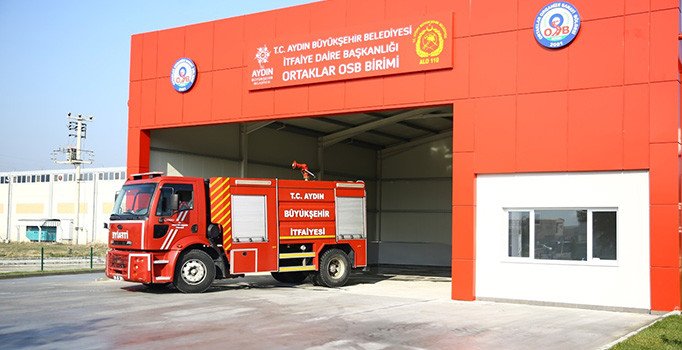 Aydın Büyükşehir Belediyesi İtfaiyesi 24 saat görev başında