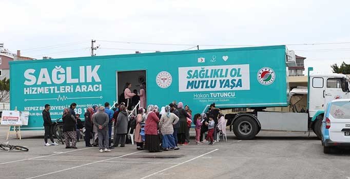 Kepez'in 'Sağlık Tır'ı Kuzeyyaka'da