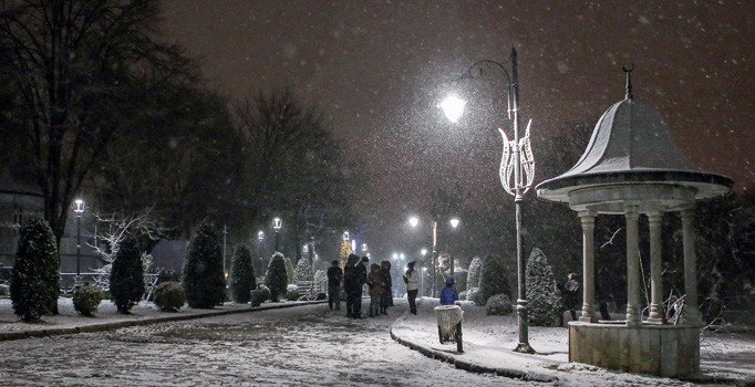 İstanbul'da kar yağışı nedeniyle kartpostallık görüntüler oluştu