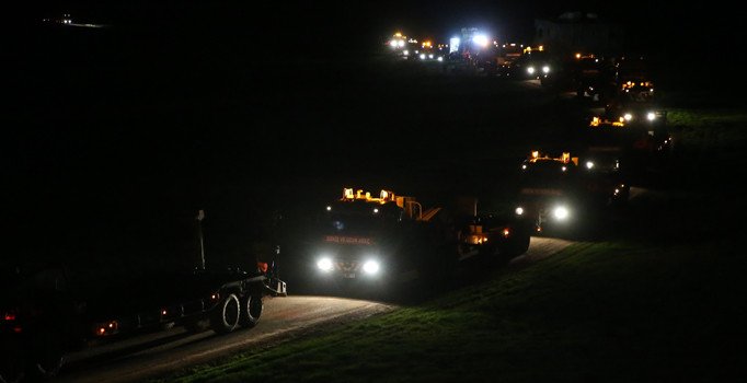 TSK 200 araçla İdlib'e girdi