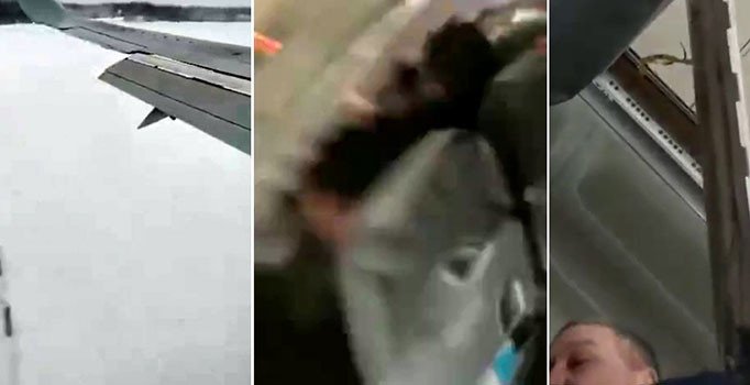 Son dakika...Rusya'da yolcu uçağı kaza yaptı