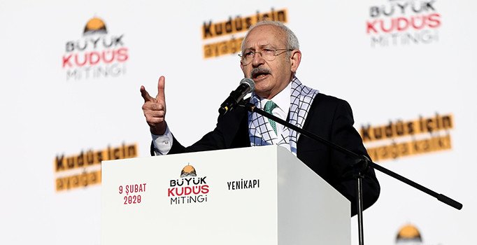 Kılıçdaroğlu Kudüs Mitingi'nde konuştu: Allah'ın izniyle Haçlı seferlerini boşa çıkaracağız