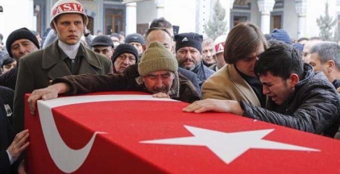 Şehit Uzman Onbaşı Davut Özcan, son yolculuğuna uğurlandı