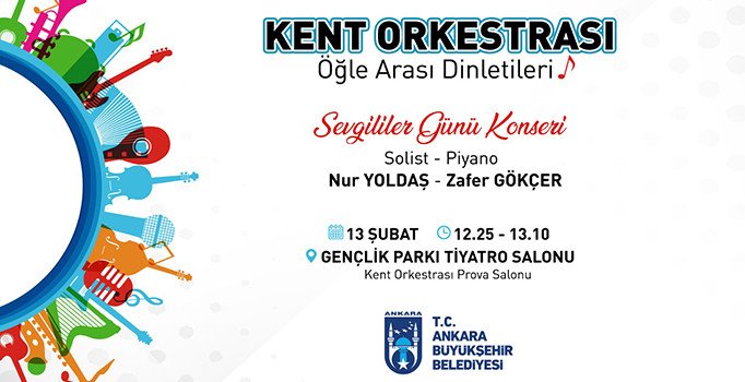 Ankara'da sevgililer günü'nde müzik şöleni