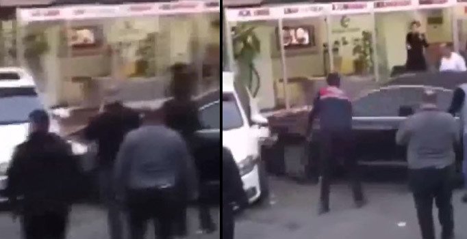 Defalarca çarptı, sosyal medyada gündem oldu