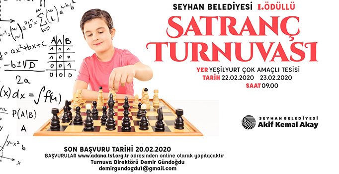 Seyhan Belediyesinden Satranç Turnuvası