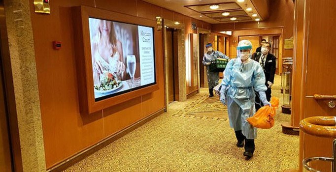 Japonya’daki karantina gemisinde 40 kişide daha korona virüsü tespit edildi
