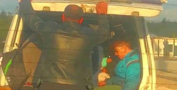 Ölümüne okul servisi kamerada