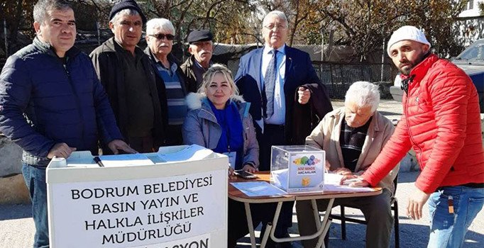 Bodrum'da 6 mahallede mini referandum yapıldı