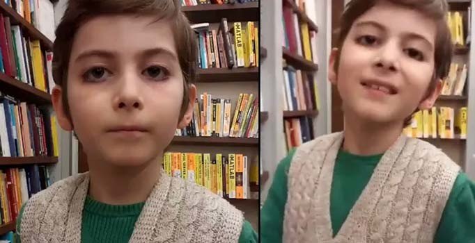 10 yaşındaki küçük filozof Atakan, sosyal medyada gündem oldu