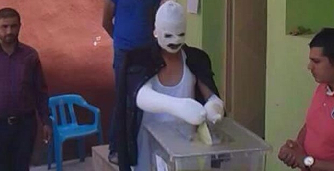 Diyarbakır yaralıları
böyle oy kullandı