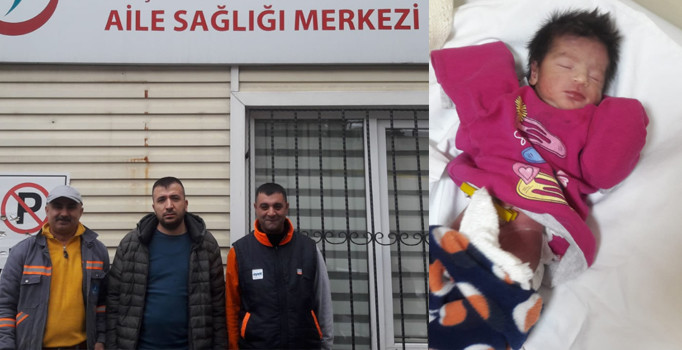 Çöpten bebek çıktı