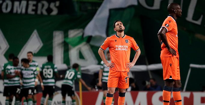 UEFA Avrupa Ligi'nde Medipol Başakşehir, Sporting Lizbon takımına 3-1 yenildi