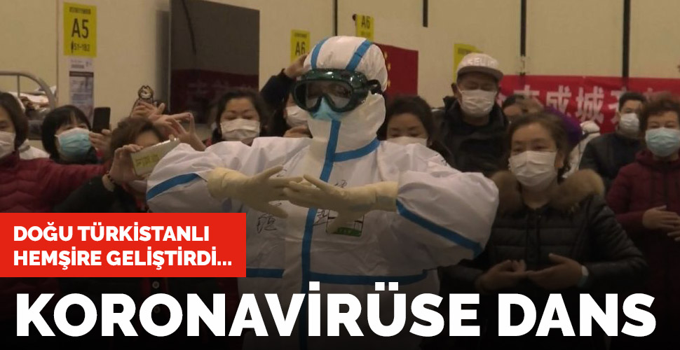 Sincanlı hemşireden koronavirüse karşı dans!