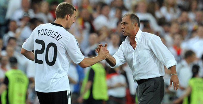 Podolski'den Fatih Terimli Türkiye jesti