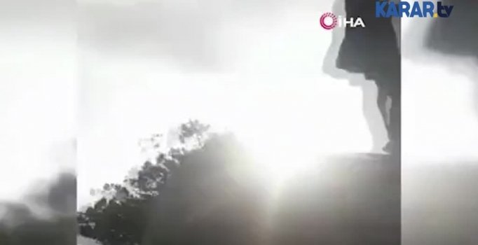 Kanyonda kaybolan gencin son görüntüsü ortaya çıktı