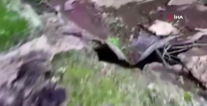 Teröristlerin inleri imha edildi!